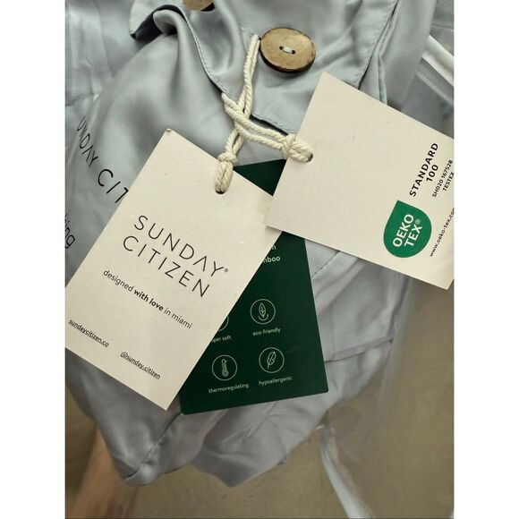 NWT Sunday Citizen Snug Comforter - Bamboo - King/Cali King w/ Bonus Bamboo Euro - Picture 11 of 12